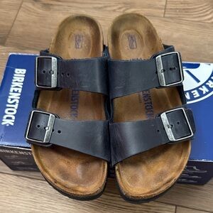 Birkenstock Black Double-Strap Sandals